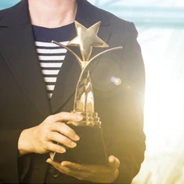 Best Entrepreneur Award Trophy